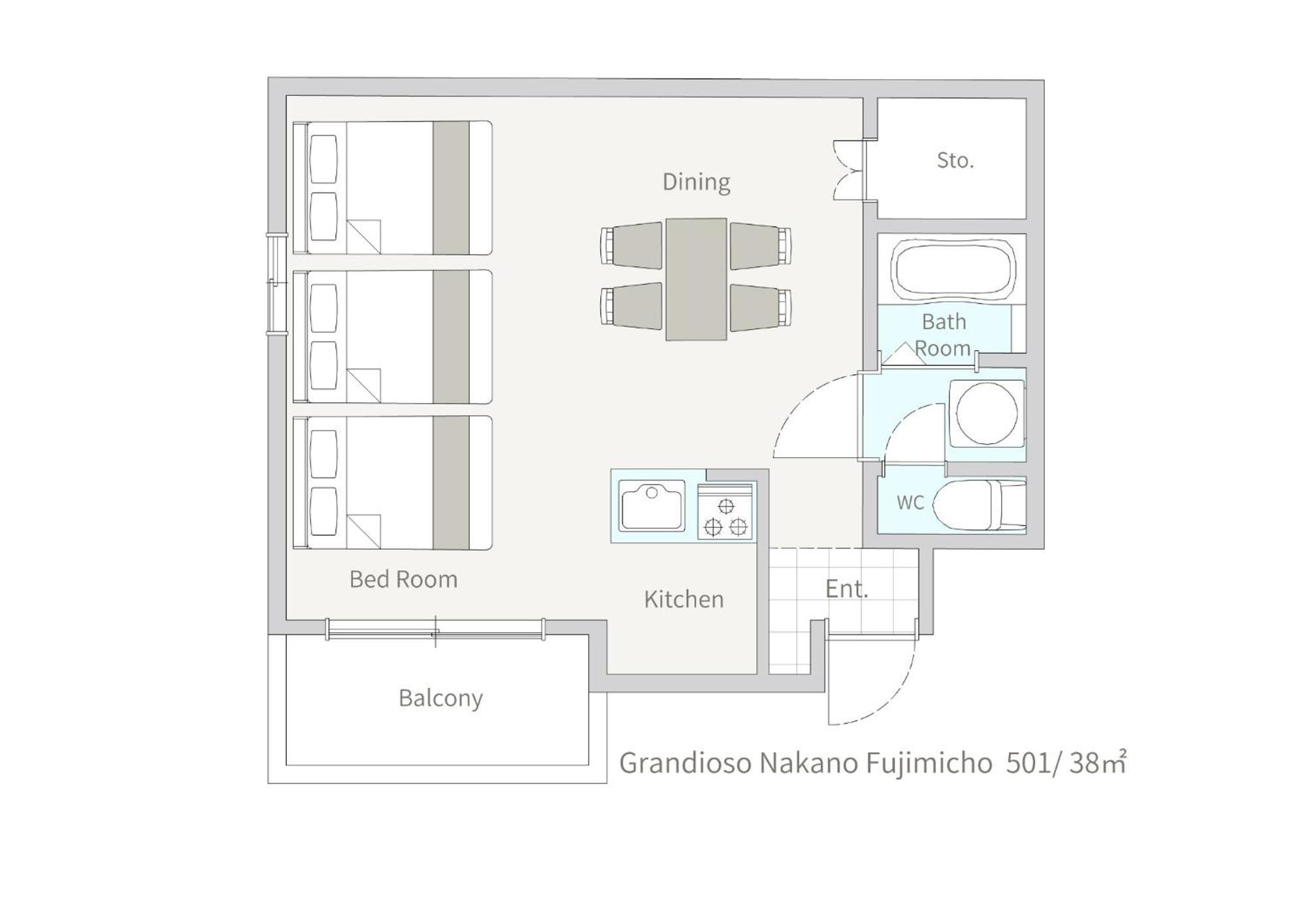Green House Nakano Fujimicho - Vacation Stay 65983V Tokio Zewnętrze zdjęcie